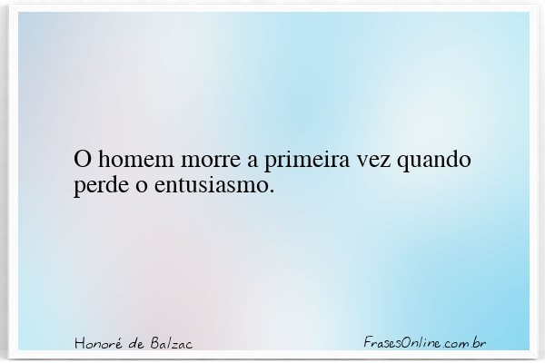 Frase de Honoré de Balzac