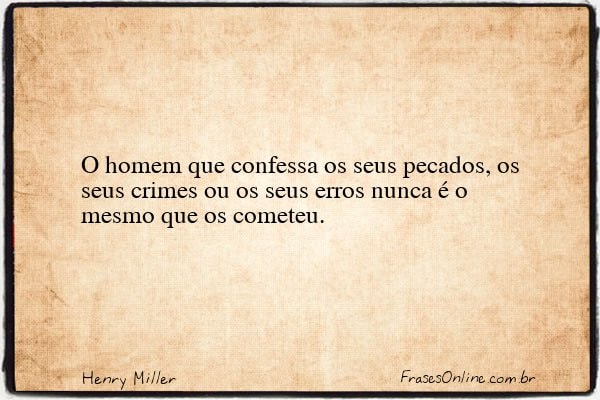 Frase de Henry Miller