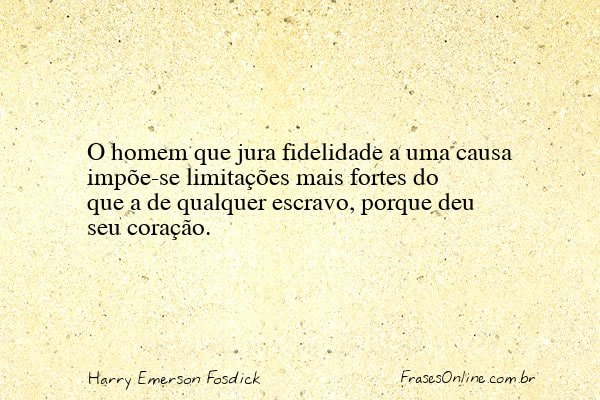 Frase de Harry Emerson Fosdick