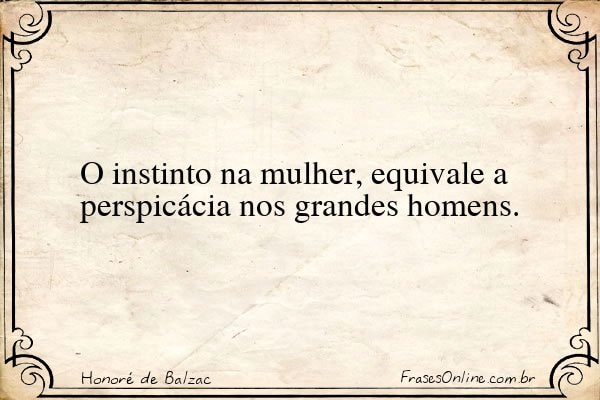 Frase de Honoré de Balzac
