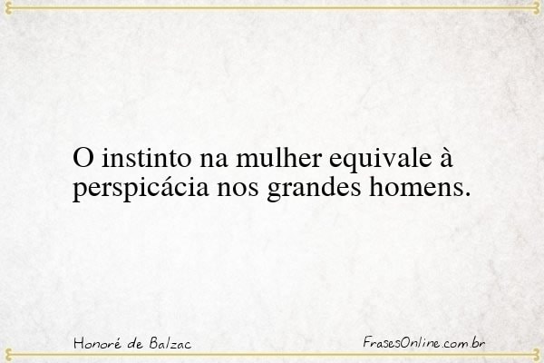 Frase de Honoré de Balzac