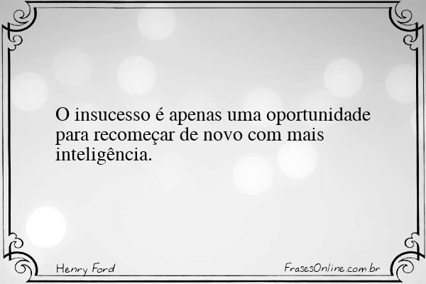Frase de Henry Ford