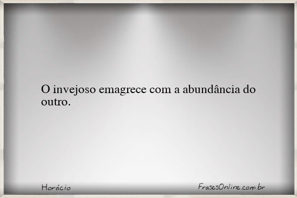 Frase de Horácio