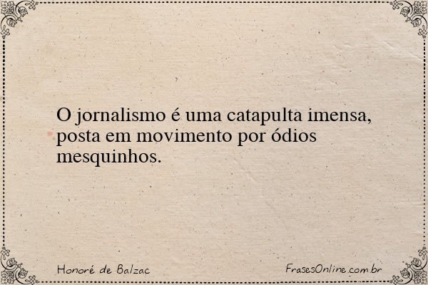 Frase de Honoré de Balzac
