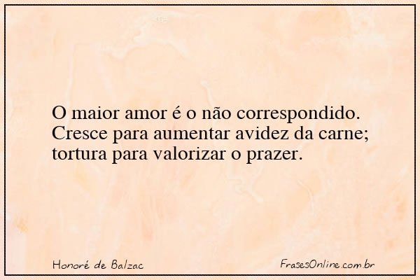 Frase de Honoré de Balzac