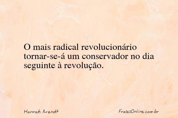 Frase de Hannah Arendt