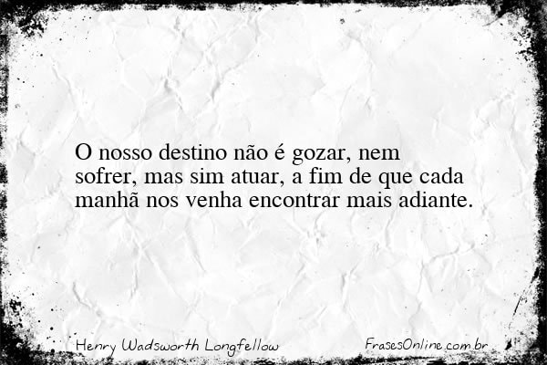 Frase de Henry Wadsworth Longfellow