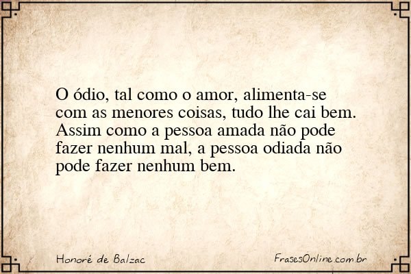 Frase de Honoré de Balzac