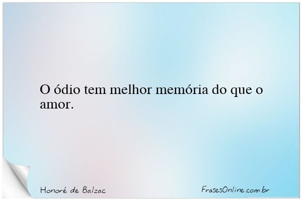 Frase de Honoré de Balzac