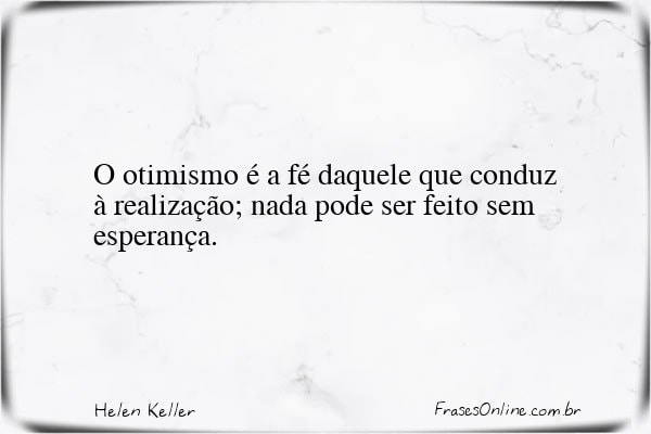 Frase de Helen Keller