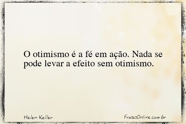 Frase de Helen Keller