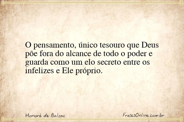 Frase de Honoré de Balzac