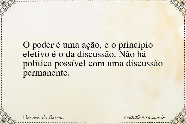 Frase de Honoré de Balzac