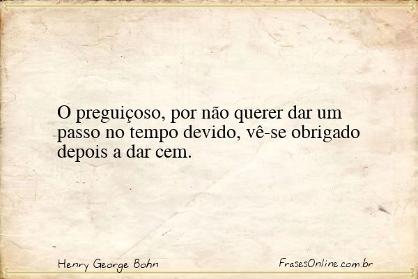 Frase de Henry George Bohn