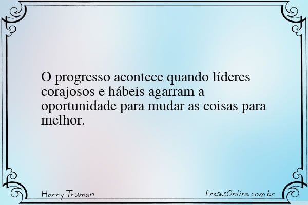 Frase de Harry Truman