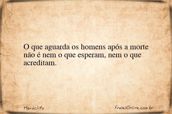 Frase de Heráclito