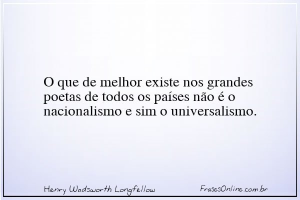 Frase de Henry Wadsworth Longfellow
