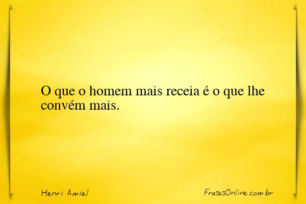 Frase de Henri Amiel