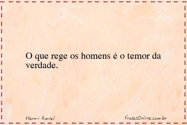 Frase de Henri Amiel