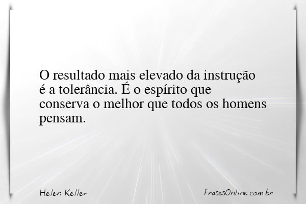 Frase de Helen Keller
