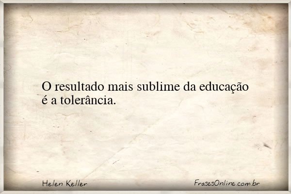 Frase de Helen Keller