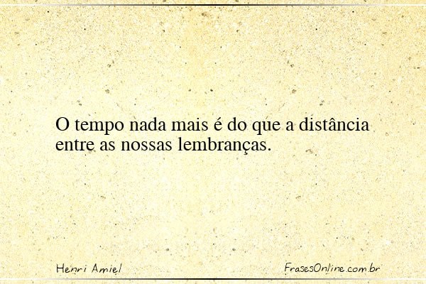 Frase de Henri Amiel