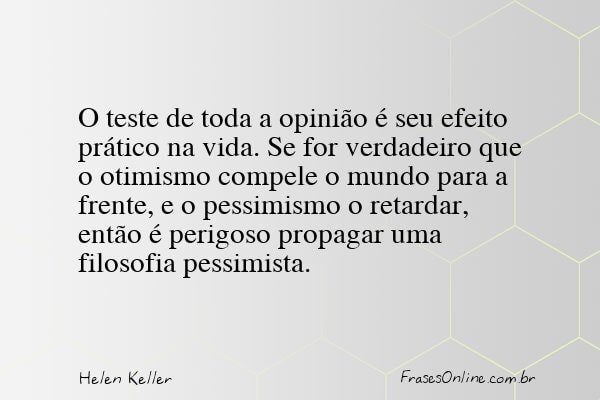 Frase de Helen Keller