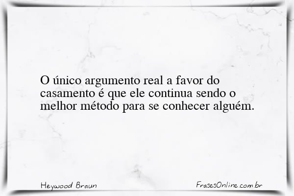 Frase de Heywood Braun