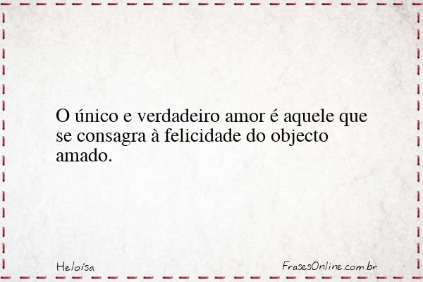Frase de Heloísa