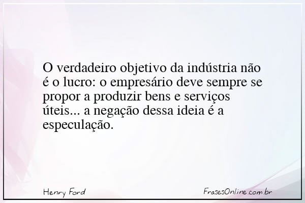 Frase de Henry Ford