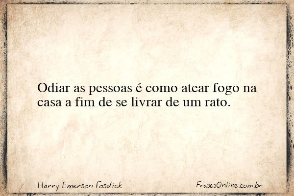 Frase de Harry Emerson Fosdick