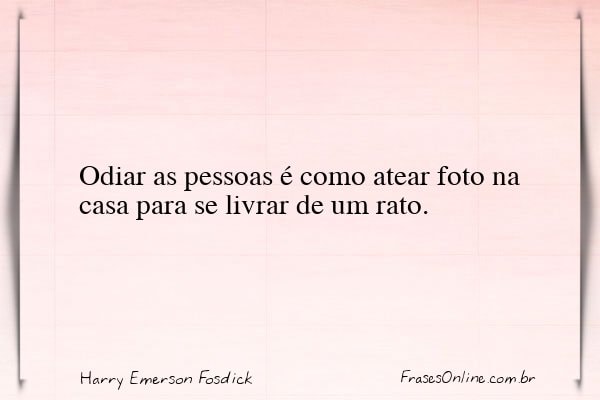 Frase de Harry Emerson Fosdick