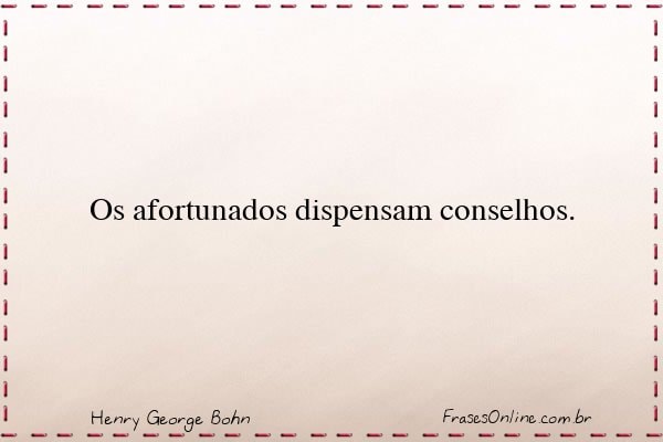 Frase de Henry George Bohn