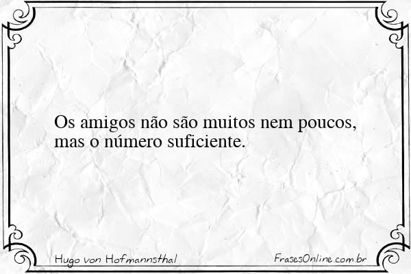 Frase de Hugo von Hofmannsthal