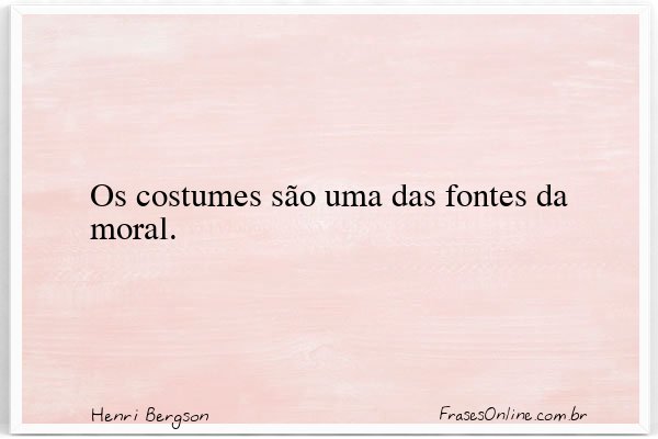 Frase de Henri Bergson