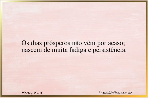 Frase de Henry Ford