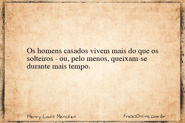 Frase de Henry Louis Mencken