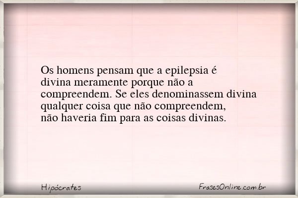 Frase de Hipócrates