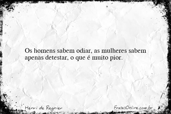 Frase de Henri de Regnier