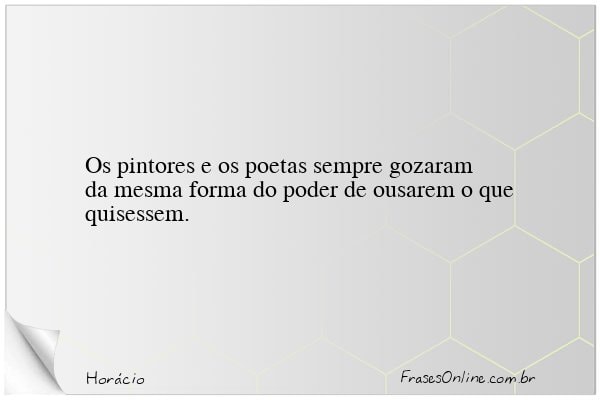 Frase de Horácio