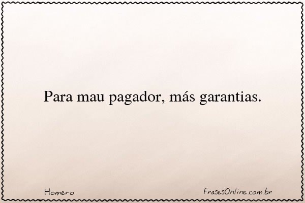 Frase de Homero
