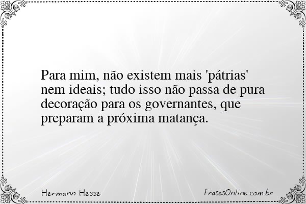 Frase de Hermann Hesse