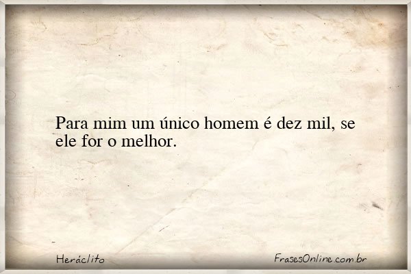 Frase de Heráclito