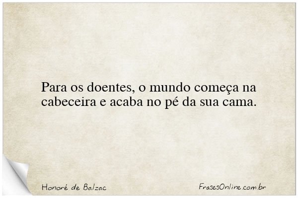 Frase de Honoré de Balzac