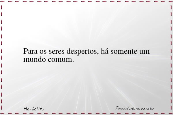Frase de Heráclito