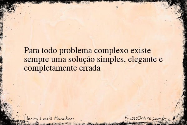 Frase de Henry Louis Mencken