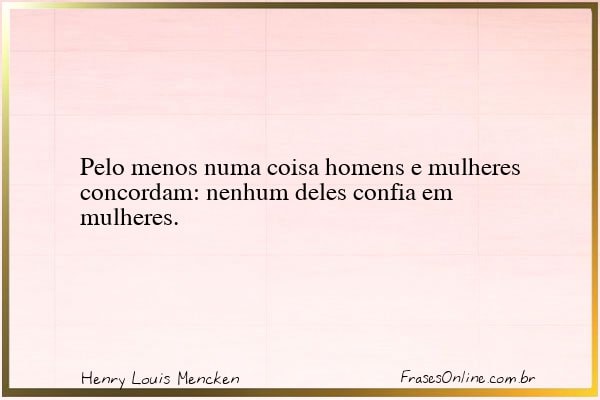 Frase de Henry Louis Mencken