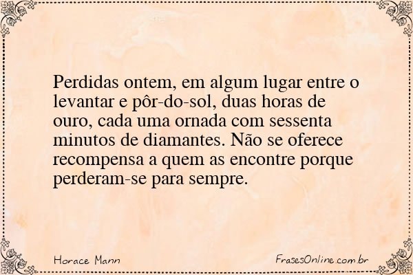 Frase de Horace Mann