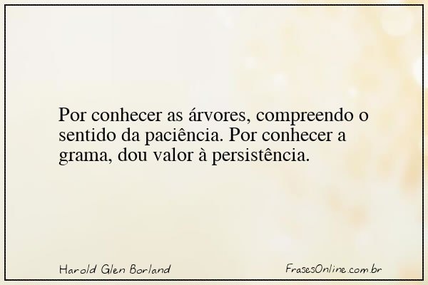 Frase de Harold Glen Borland