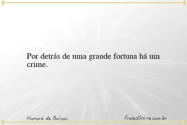 Frase de Honoré de Balzac